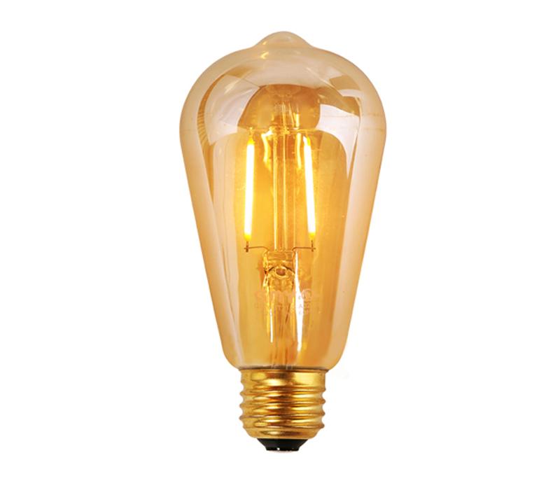 Ampoule filament LED ST58 - 2W, 180 lm, E27, 2200K - style vintage Edison_0