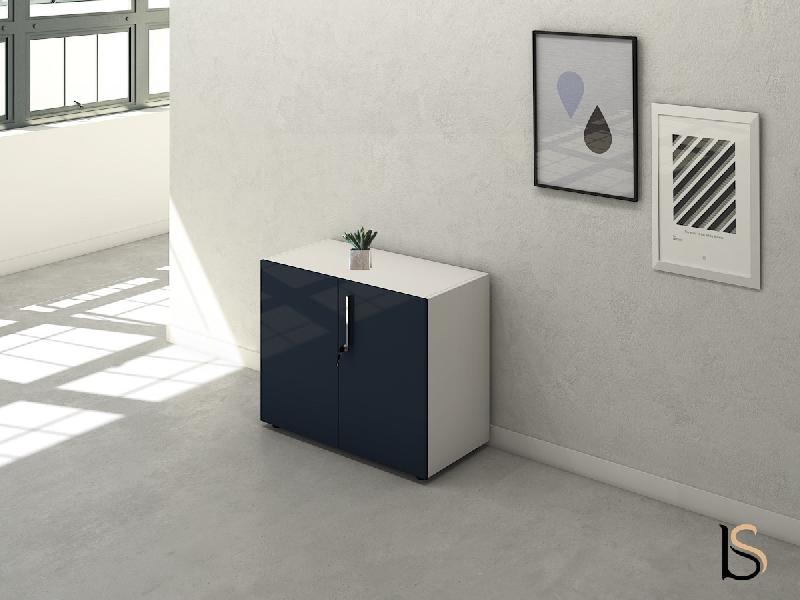 Armoire basse Luxury - Ofitres - Bleu_0