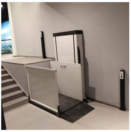 Ascenseur pmr liberty lift- nf 2019- erp .Lxw-5, capacité 315 kg levée 5 m- 180°_0