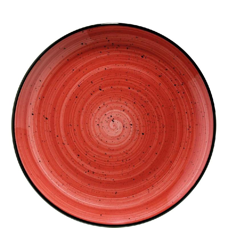 ASSIETTE CREUSE BONNA PREMIUM PORCELAIN AURA PASSION GOURMET, 21 CM, ROUGE