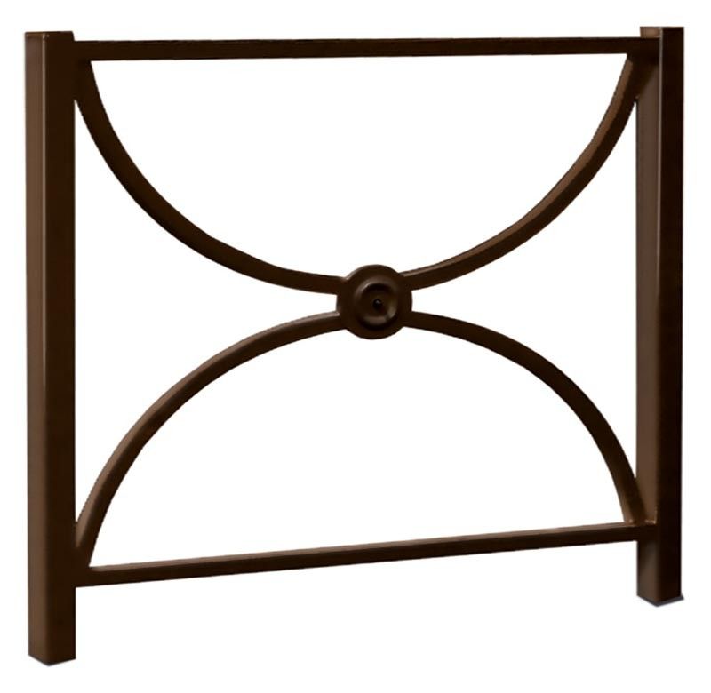 Barrière Mansart 110 - Serem - Longueur 110cm - Hauteur hors sol 105cm - Acier avec peinture époxy antirouille_0