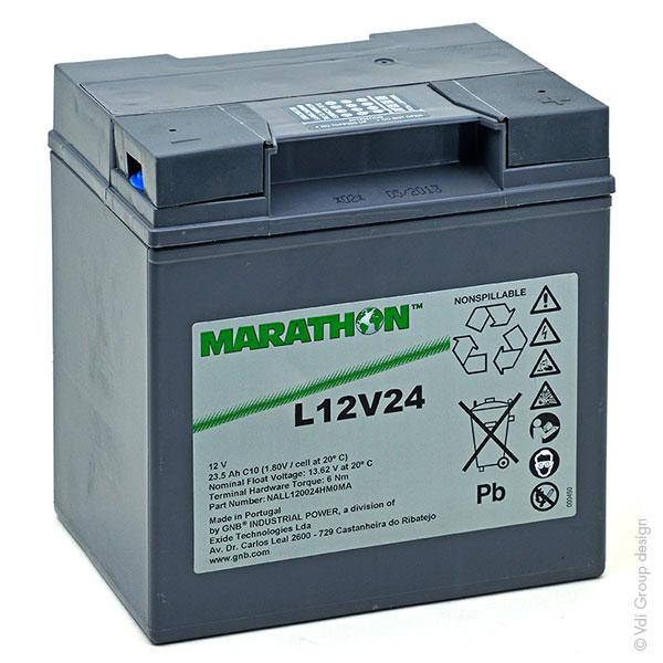Batterie plomb AGM 12V 23.5Ah M6-M - Gamme Marathon L - Durée de vie 12 ans_0