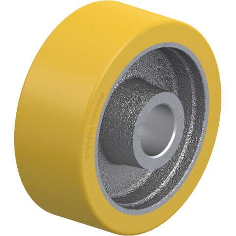BLICKLE - ROUE MOTRICE Ø 125MM BANDAGE POLYURÉTHANE PU 650KG - GTHN 127/30H7