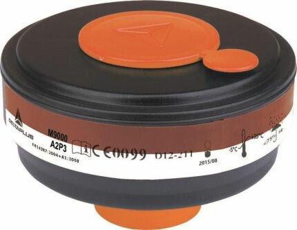 Boîte de 4 cartouches filtrantes A2P3 M9000E - Compatible masques M9200 et M9300 - DELTA PLUS_0