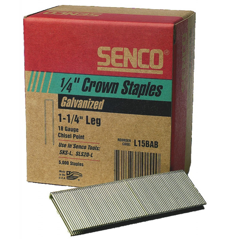 AGRAFES MOYENNES L32MM BOÎTE DE 5000 - SENCO - L15BAB
