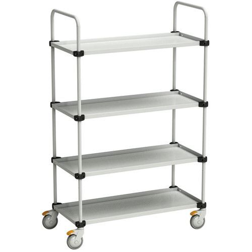 CHARIOT 4 TABLETTES(430X1000MM) 150KG - TRESTON