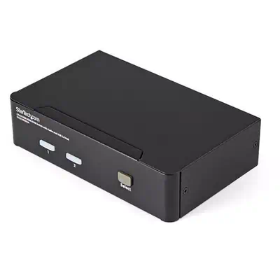 Commutateur KVM HDMI USB 2 ports avec audio et concentrateur USB 2.0_0