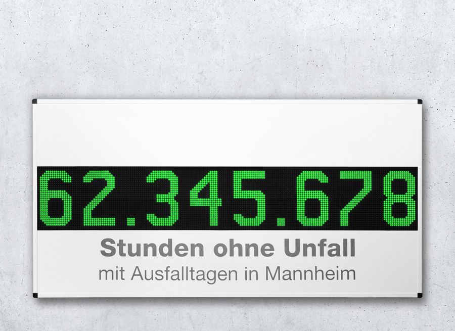 Compteur de jour sans accident - gs gmbh - fonctions spéciales en option_0