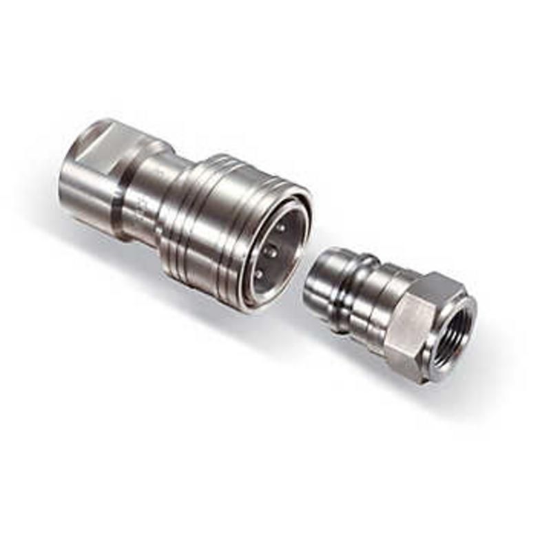 COUPLEUR FEM. FIL.1/2 BSPP DN11 INOX JOINT VITON