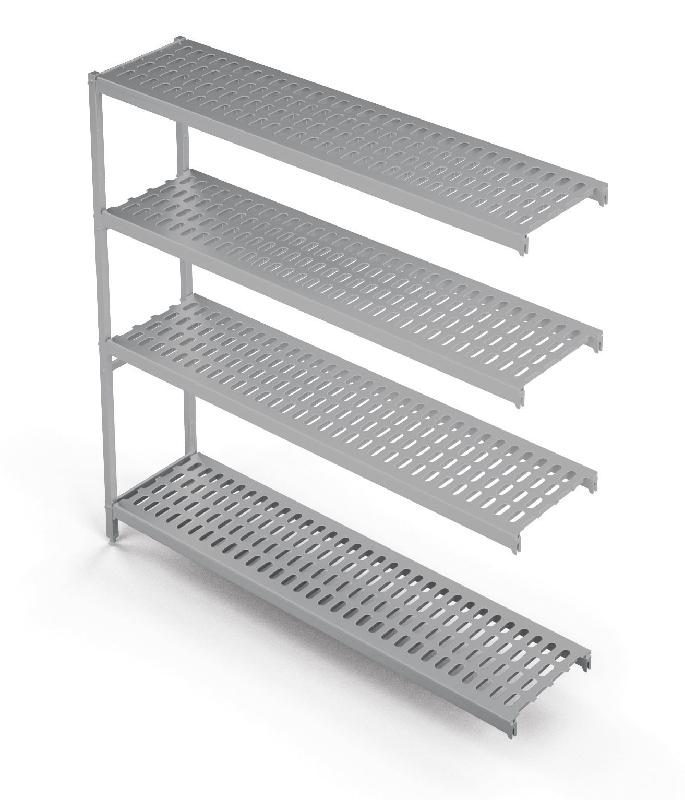 ÉTAGÈRE SUSPENDUE PROFI 2280 X 400 X 1670 MM, 4 ÉTAGÈRES