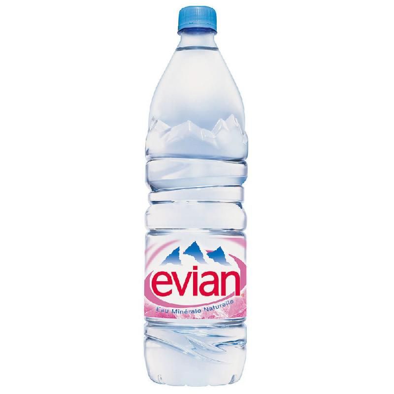 EVIAN EAU PLATE EVIAN  - 1,5 L (LOT 12 BOUTEILLES)