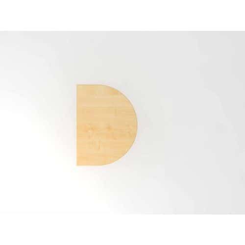 EXTENSION DE BUREAU SUPPORT DOUBLE-60X80CM-BLANC-GRAPHITE - HAMMERBACHER