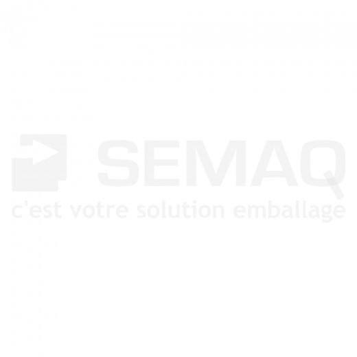 Fût Kraft 120L - Ouverture totale D510 - Couvercle plastique collier métal - Réf. FUT61KA122_0