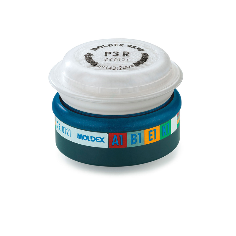 Filtres combinés anti-gaz et particules ABEK1P3 - Moldex EasyLock (Série 7000 + 9000) - PRFA10ABEK1P3_0