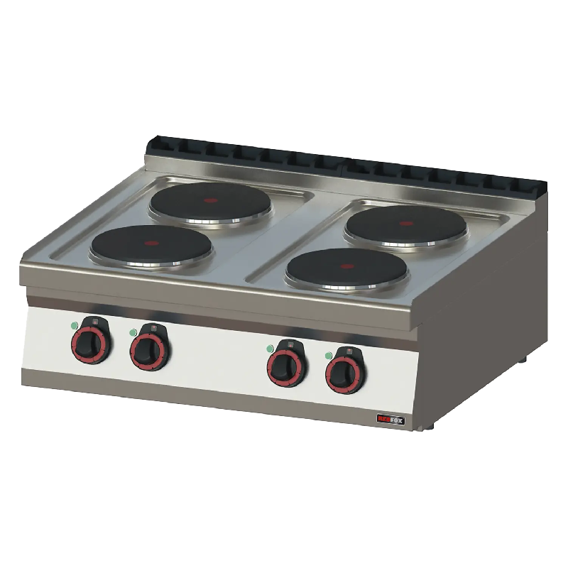 Fourneau électrique 4 feux sans soubassement 400 V - REDFOX - SP 70/08 E_0