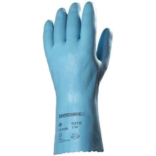 GANTS DE MANUTENTION EUROCHEM L5210 COTON ENDUIT LATEX BLEU - 6 - COVERGUARD