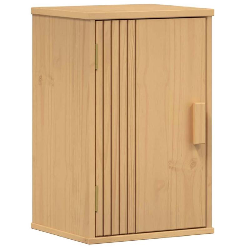 Helloshop26 - Armoire de salle de bain moderne gain de place 35 x 30 x 55 cm en bois de pin massif marron 02_0058494 - 3000240622113_0