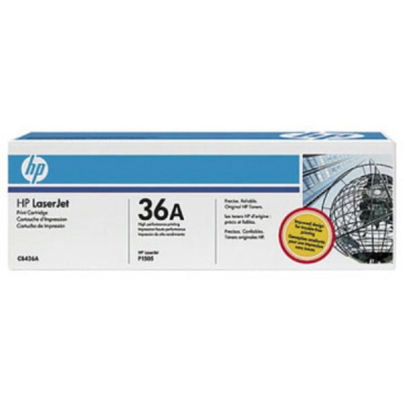 HEWLETT PACKARD TONER ORIGINAL 36A (CB436A) - COULEUR: NOIR