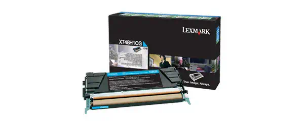 LEXMARK X748 cartouche de toner cyan haute capacité 10_0