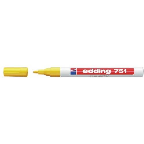 MARQUEUR PEINTURE - POINTE OGIVE 751 NOIR EDDING