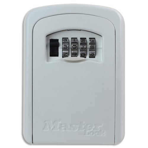 MINI COFFRE A COMBINAISON PROGRAMMABLE MASTER LOCK - 4 CLES - RANGEMENT CLE - MONTAGE MURAL