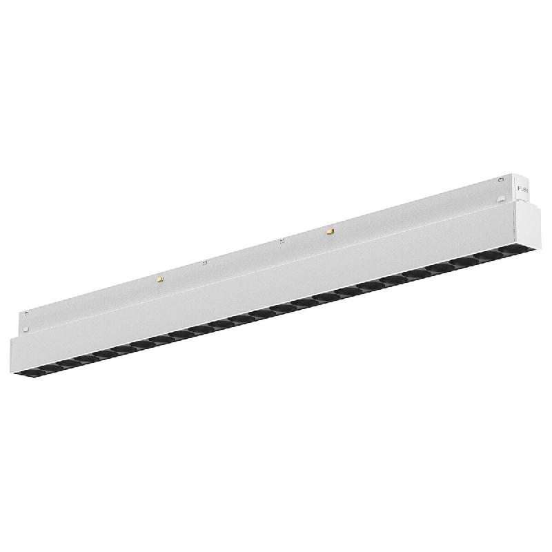 Module Led Linéaire 24W 3000K 2012Lm 48V Dimmable Pour Rail, Aluminium Blanc Mat, Faisceau 38° - Gea Luce - blanc GFA1281CD_0