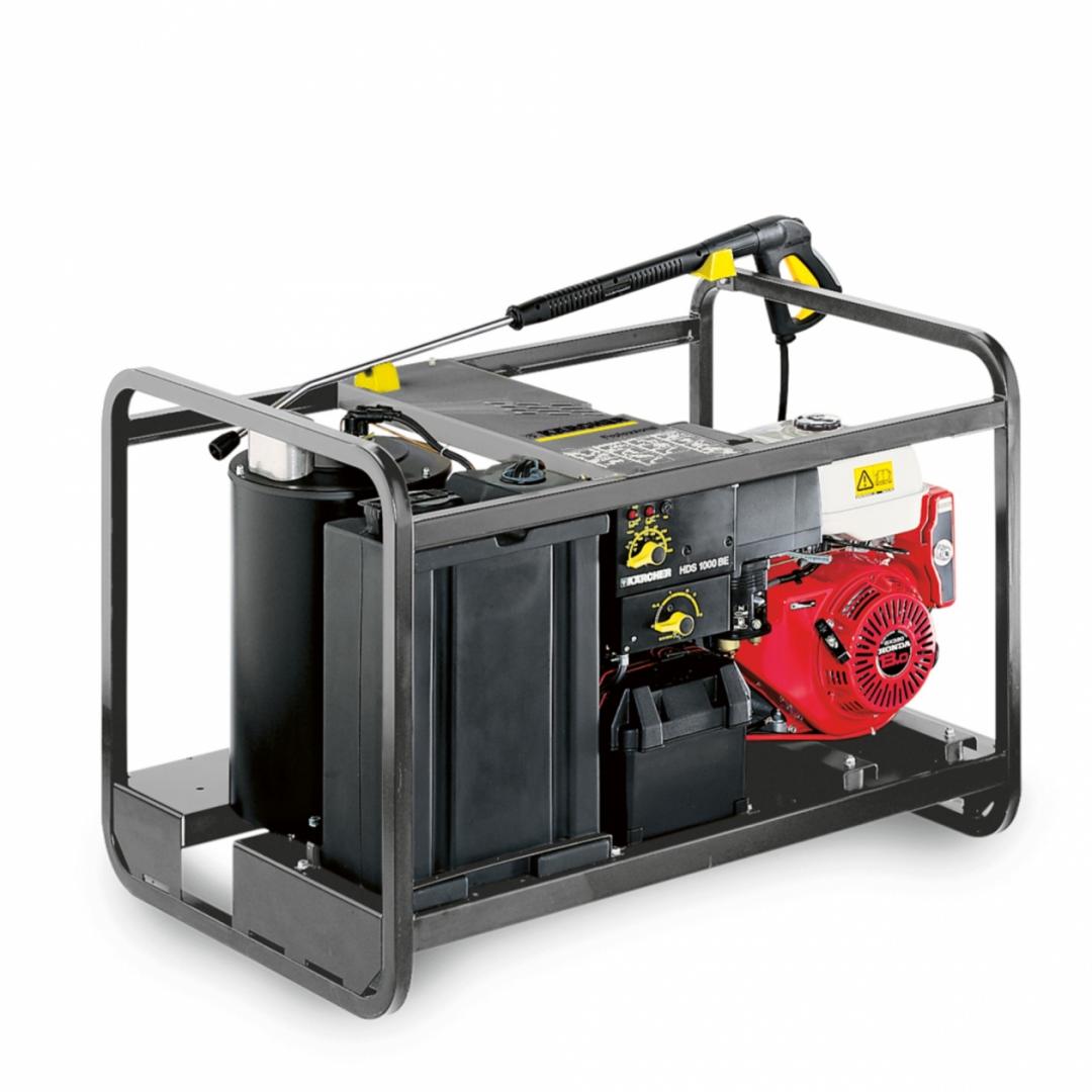 Nettoyeur haute-pression autonome Karcher HDS 1000 thermique - 210 bar - 15l/min - flexible 15m - lance jet plat et turbo - démarrage électrique_0