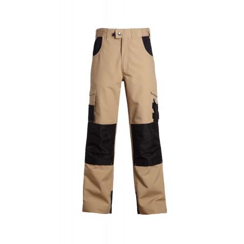 PANTALON DE TRAVAIL AVEC RENFORTS ADAM BEIGE/NOIR T.54 NORTH WAYS