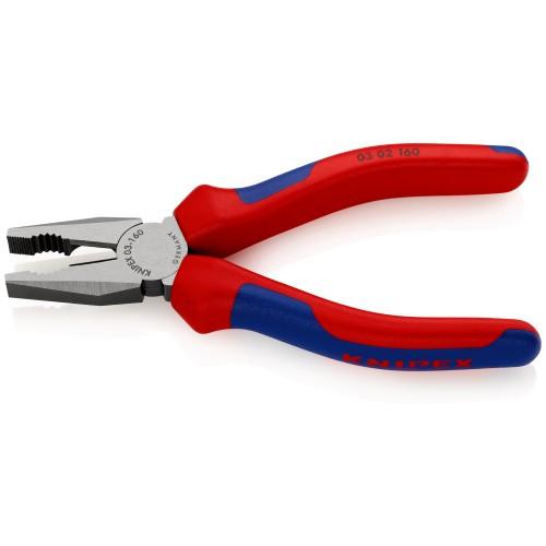 PINCE UNIVERSELLE - 160 MM - DIAMÈTRE 2 MM - GAINÉE BI-MATIÈRE - FINITION POLIE KNIPEX
