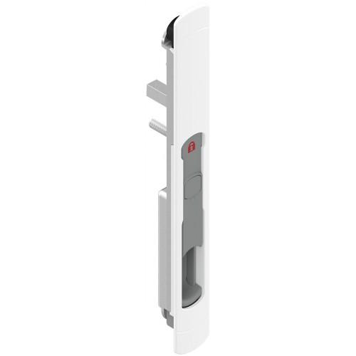 POIGNÉE CUVETTE SOLENA MONTAGE SIMPLE GAUCHE -POUR PROFIL DE 31 À 46MM - BLANC RAL 9016 MAT LA CROISÉE DS