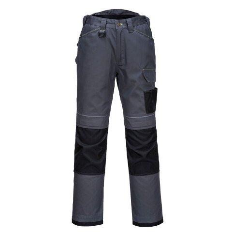 PORTWEST T601 PANTALON PW3 GRIS ZOOM/NOIR - TAILLE 42 - STANDARD