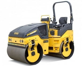 Rouleau compacteur double bille 1,40m - engin multi usages pour petits et moyens chantiers_0