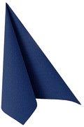 SERVIETTE 'ROYAL COLLECTION', BLEU FONCÉ - LOT DE 5