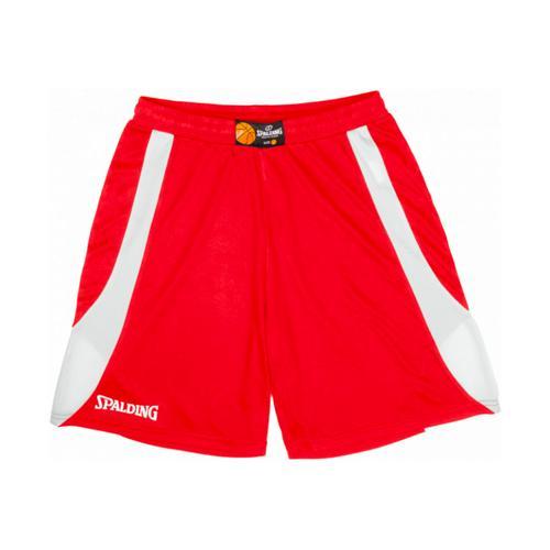 SHORT BASKET ENFANT - SPALDING - JAM ROUGE BLANC