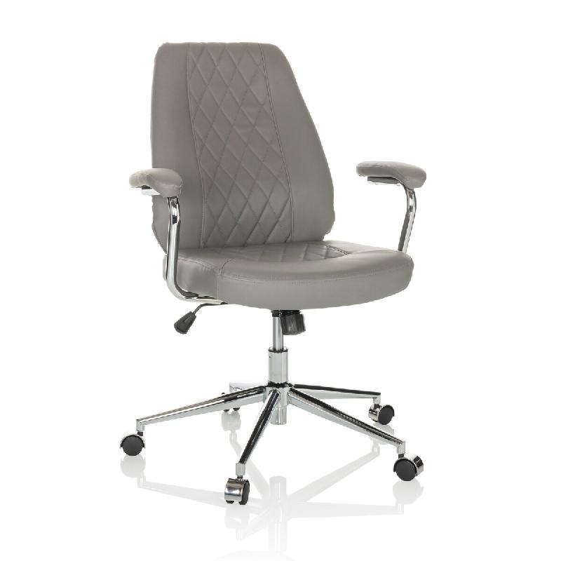 Siège de direction pour bureau à domicile  THEO I Gris hjh OFFICE - gris plastique 729451_0