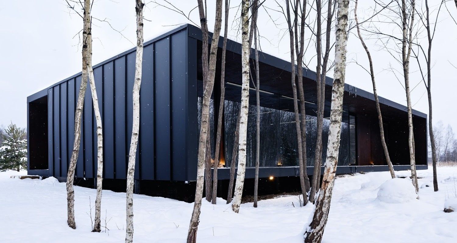 Studio container HPLUXE 190 type 5 - module en 6 containers maritimes certifiés type A - dimensions extérieures 12,06 x 2,44 x 2,89 mètres_0