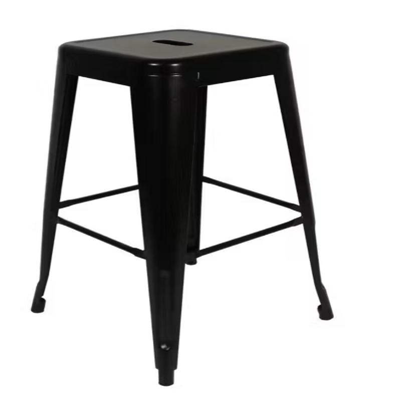 Tabouret Tolix en Acier Galvanisé noir 750 x 400 x 400 mm | Gasfrit - tolix5_0
