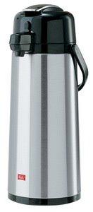 VERSEUSE ISOTHERME À POMPE, 2,2 LITRES, ARGENT /NOIR