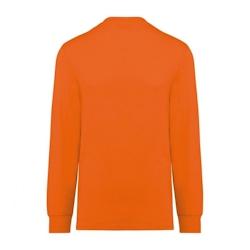 WK Designed To Work WK - Tee-shirt écoresponsable manches longues mixte Orange Taille M - M 3663938323572_0