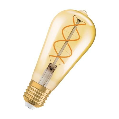 AMPOULE LED E27 5W 2000K GRADABLE VINTAGE 1906 EDISON DORÉ LEDVANCE