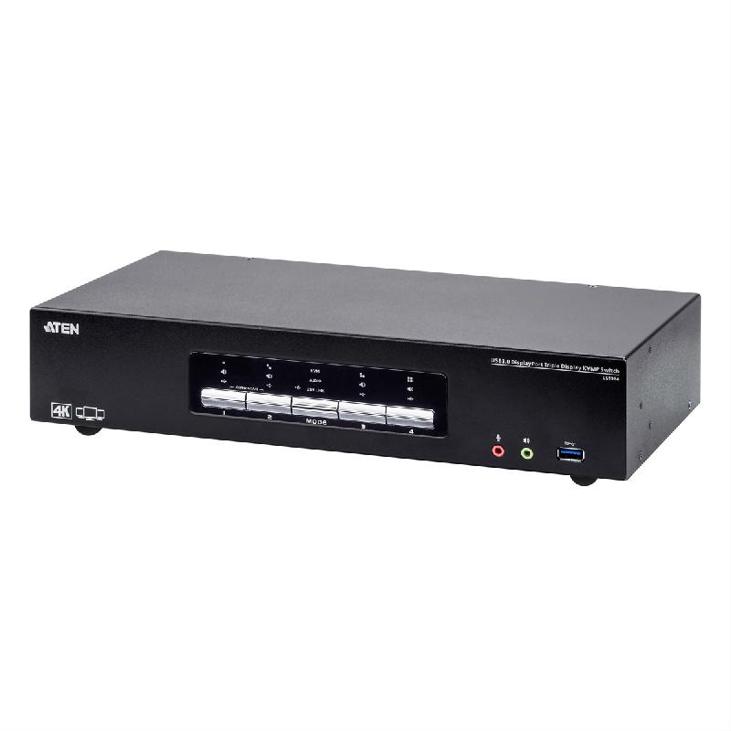 ATEN CS1964 Commutateur KVM 3 affichages DisplayPort 4K, 4 ports USB 3.0_0