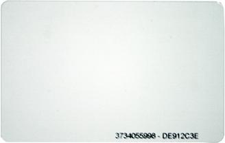 Badge EM 125k - format carte de crédit imprimable - non numérotée - Référence CA301_0