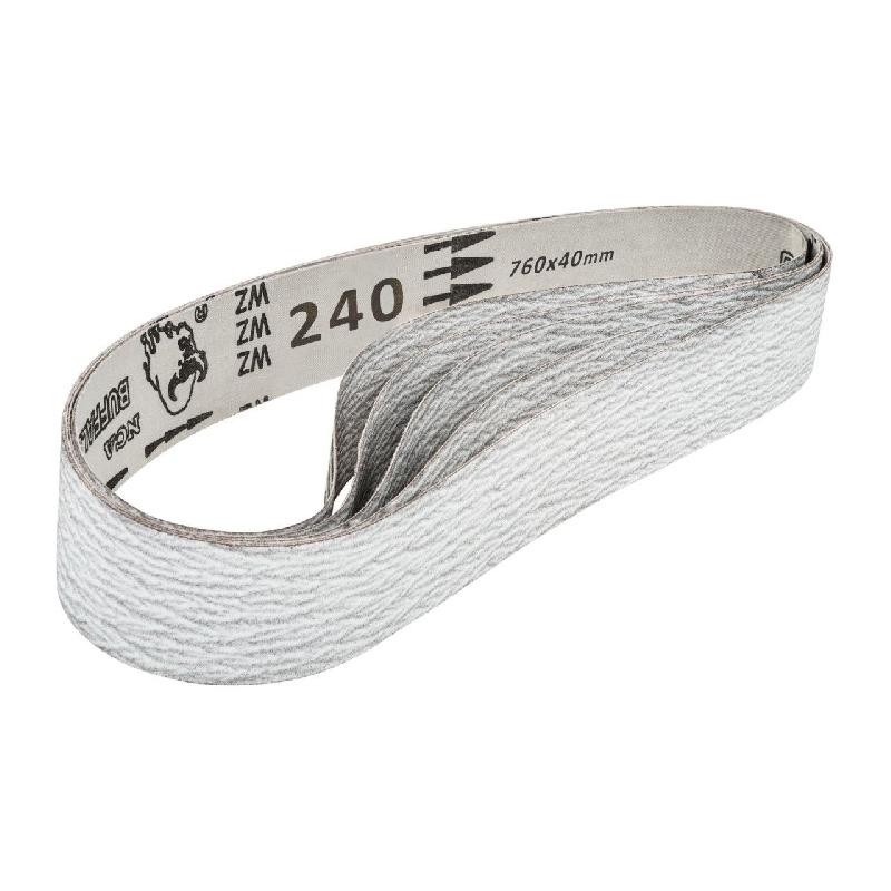 Bandes abrasives 760 mm - Grain 240 - Lot de 5 pièces - Référence 14_0000708_0