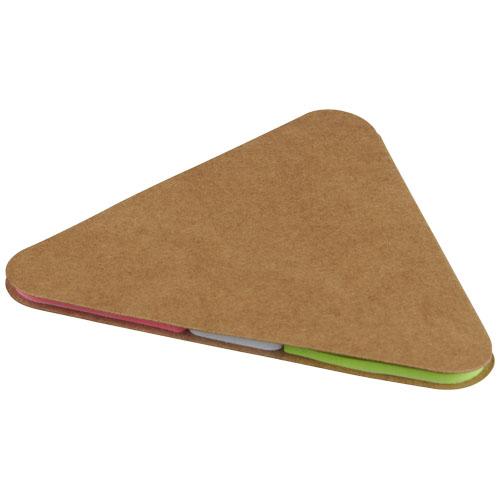 Bloc autocollant triangle 10714904 - carnet triangulaire avec feuillets collants colorés et blancs_0