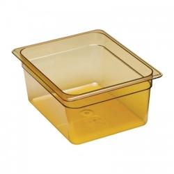 Cambro Récipient GN 1/2 résistant à la chaleur 150mm. Idéal pour les micro-ondes, les appareils à vapeur et les - 0099511328277_0