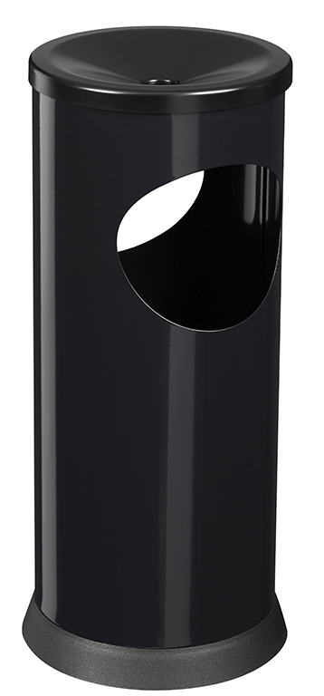 Cendrier étouffoir corbeille - 0.25L/17.5L - Kipso - Noir graphite ou inox brossé_0