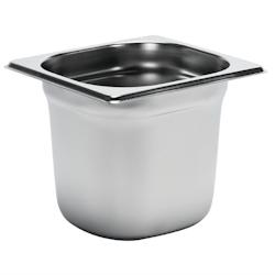 Bac Gastro Inox GN 1/6 - 150 mm - Gastro M - blanc inox 0685071723524_0