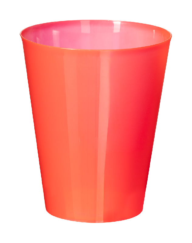 Gobelet événementiel réutilisable en plastique PP coloré - 500 ml - Rouge_0