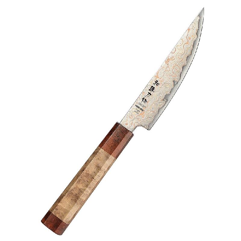 Hezhen - Couteau à steak Damas Koper (série X05C) - 14 cm - 80 grammes - multicolore multi-matériau X05C-NP_0