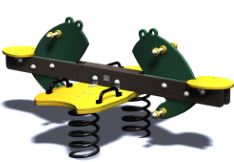 Jeu à ressort grenouille - 98822pe - Crea Equipements - Âge 2 à 7 ans - Capacité 4 enfants_0